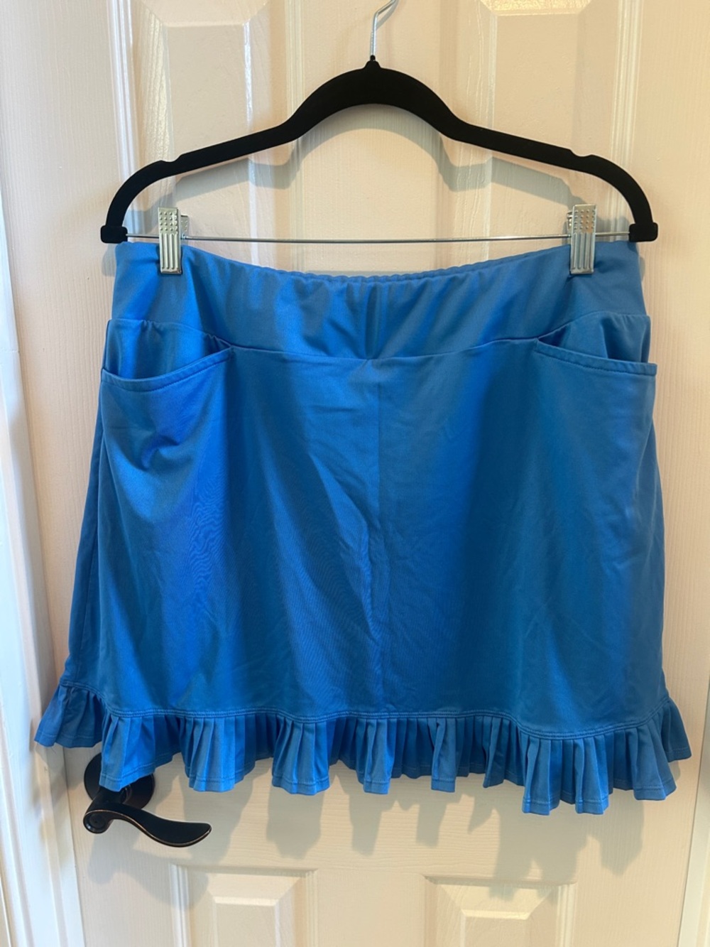 Tail Blue Ruffle Hem Women's Skort